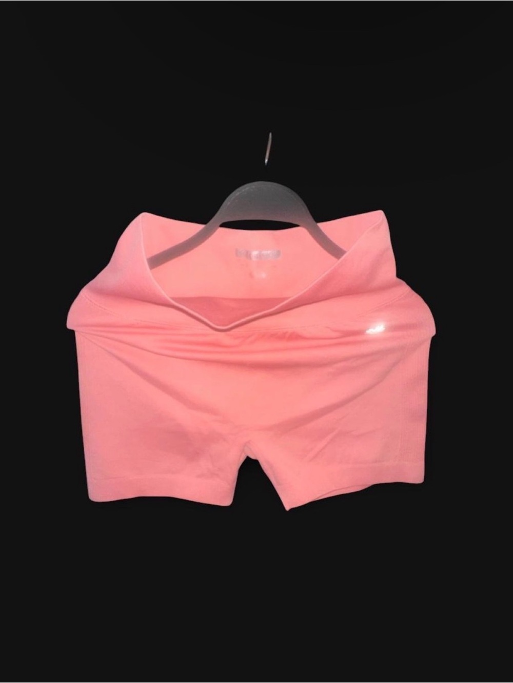 Forever 21 Coral Pink High-Rise Biker Shorts